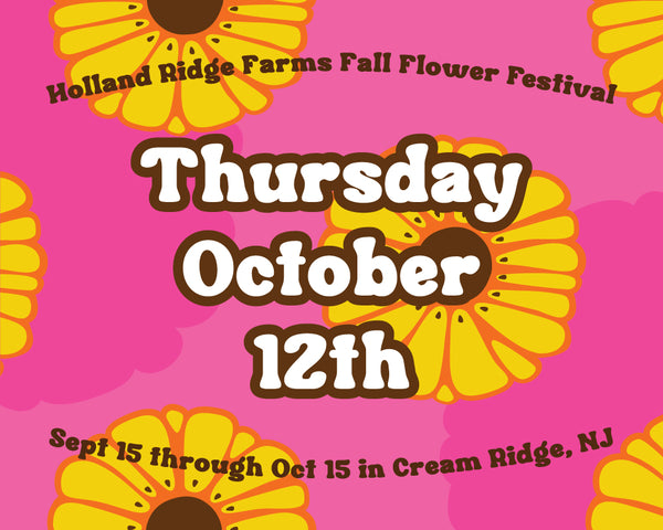 Fall Flower Festival - Thursday 10/12