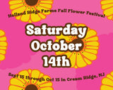 Fall Flower Festival - Saturday 10/14