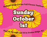Fall Flower Festival - Sunday 10/1