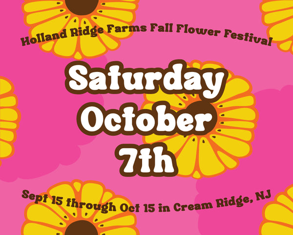 Fall Flower Festival - Saturday 10/7
