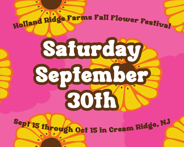 Fall Flower Festival - Saturday 9/30